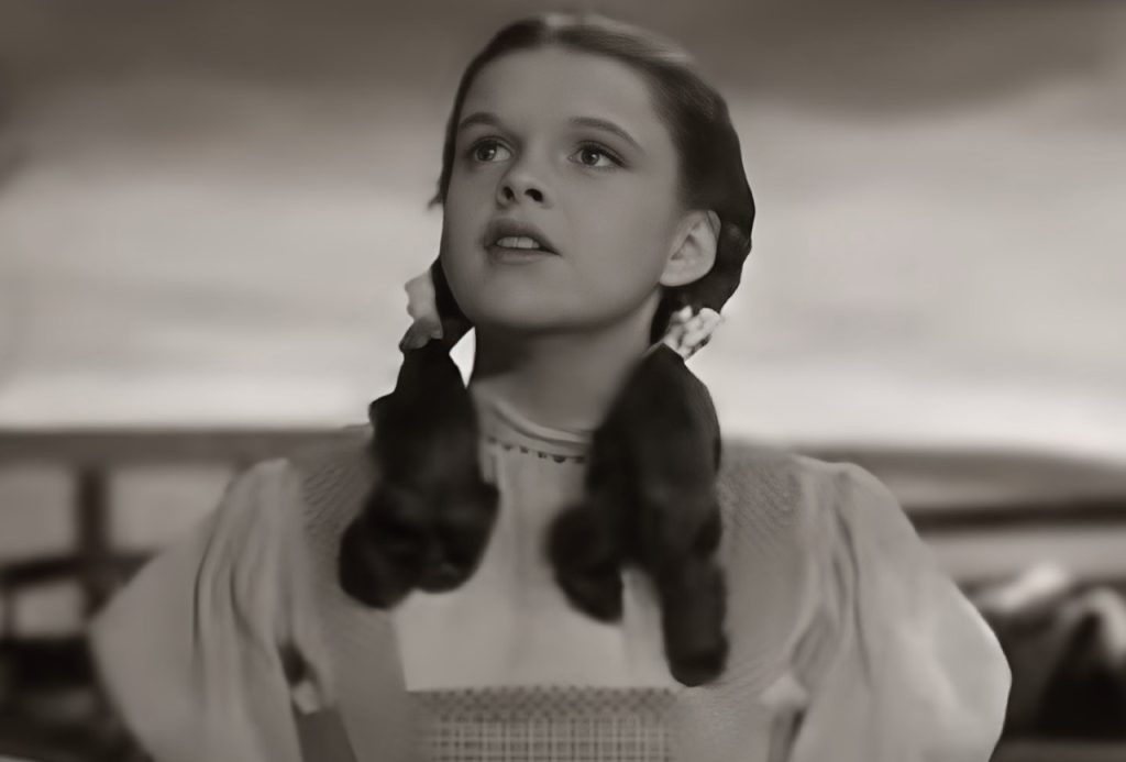 Judy Garland in Wizard of Oz