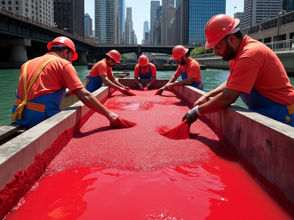 DNC Chicago River Red Abortion