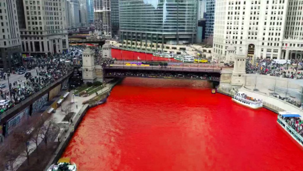 DNC Dyes Chicago River Red To Celebrate Abortion