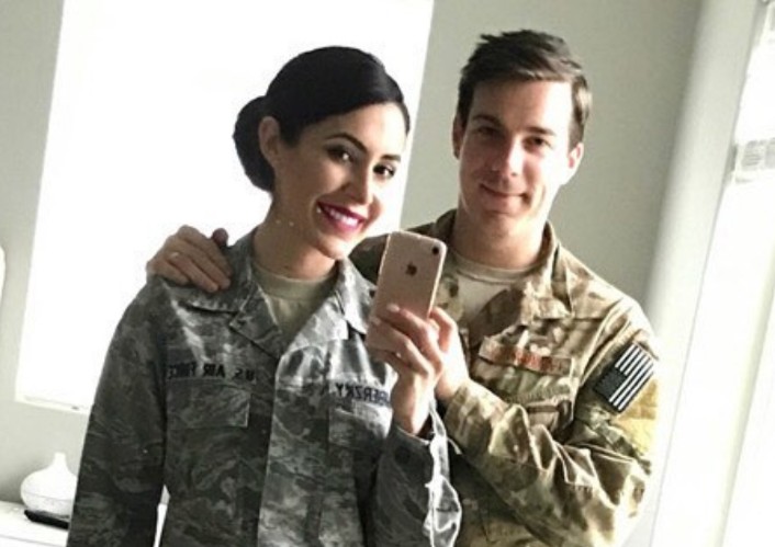 Anna Paulina Luna husband military