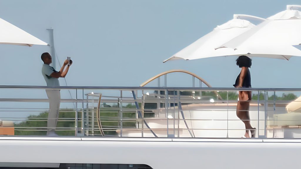 Barack and Michelle On their Yacht